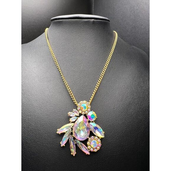 J.Crew AB Rhinestone Pendant - Picture 3 of 8